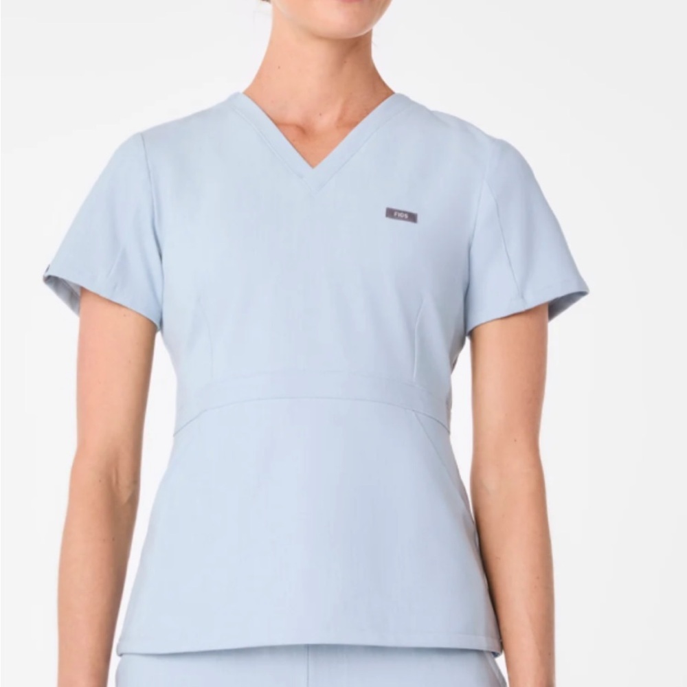 Figs Adra Slim V-Neck Scrub Top - Picture 5 of 12